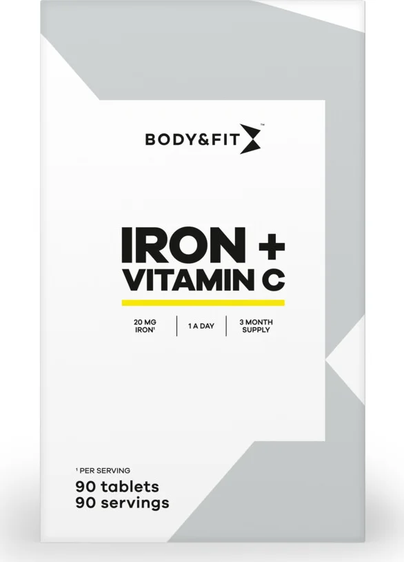 Body & Fit IJzer & vitamine C 90 tabletten