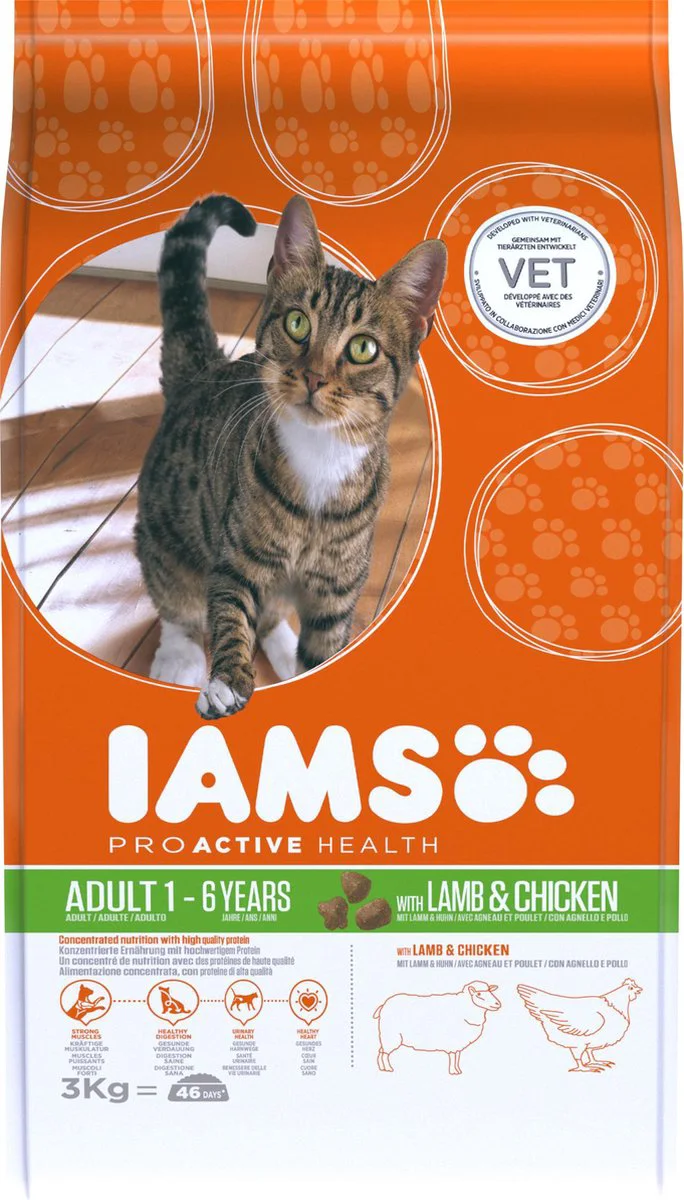 IAMS Kat Adult Lam 3 kg