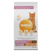 3x IAMS Cat adult Sensitive Digestion Turkey 3 kg