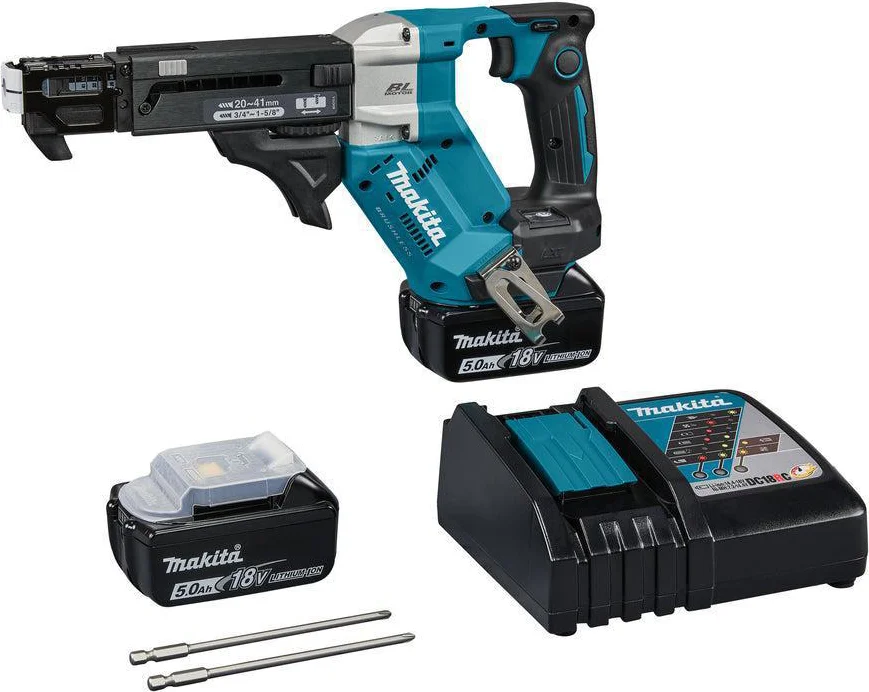 Makita DFR452RTJ Accu bandschroefmachine 20-41mm 18V 5.0Ah in Mbox