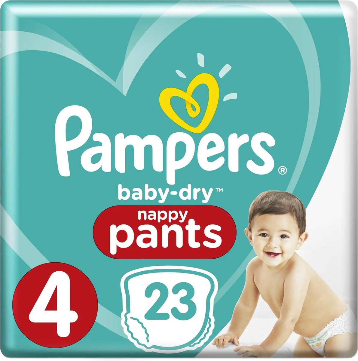 Pampers Baby Dry Luierbroekjes Maat 4 (9-15 kg) 23 stuks