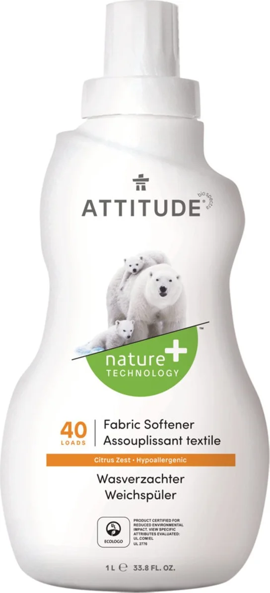Attitude Fabric Softener Citrus Zest 1LT