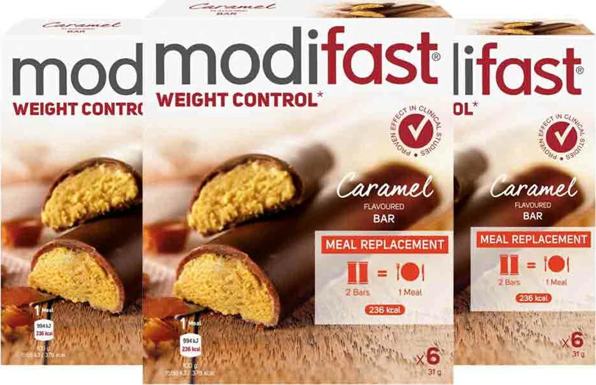 3x Modifast Repen Karamel 186 gr
