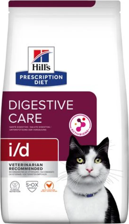 Hill's Prescription Diet i/d Digestive Care Kattenvoer Droog Kip 1,5 kg