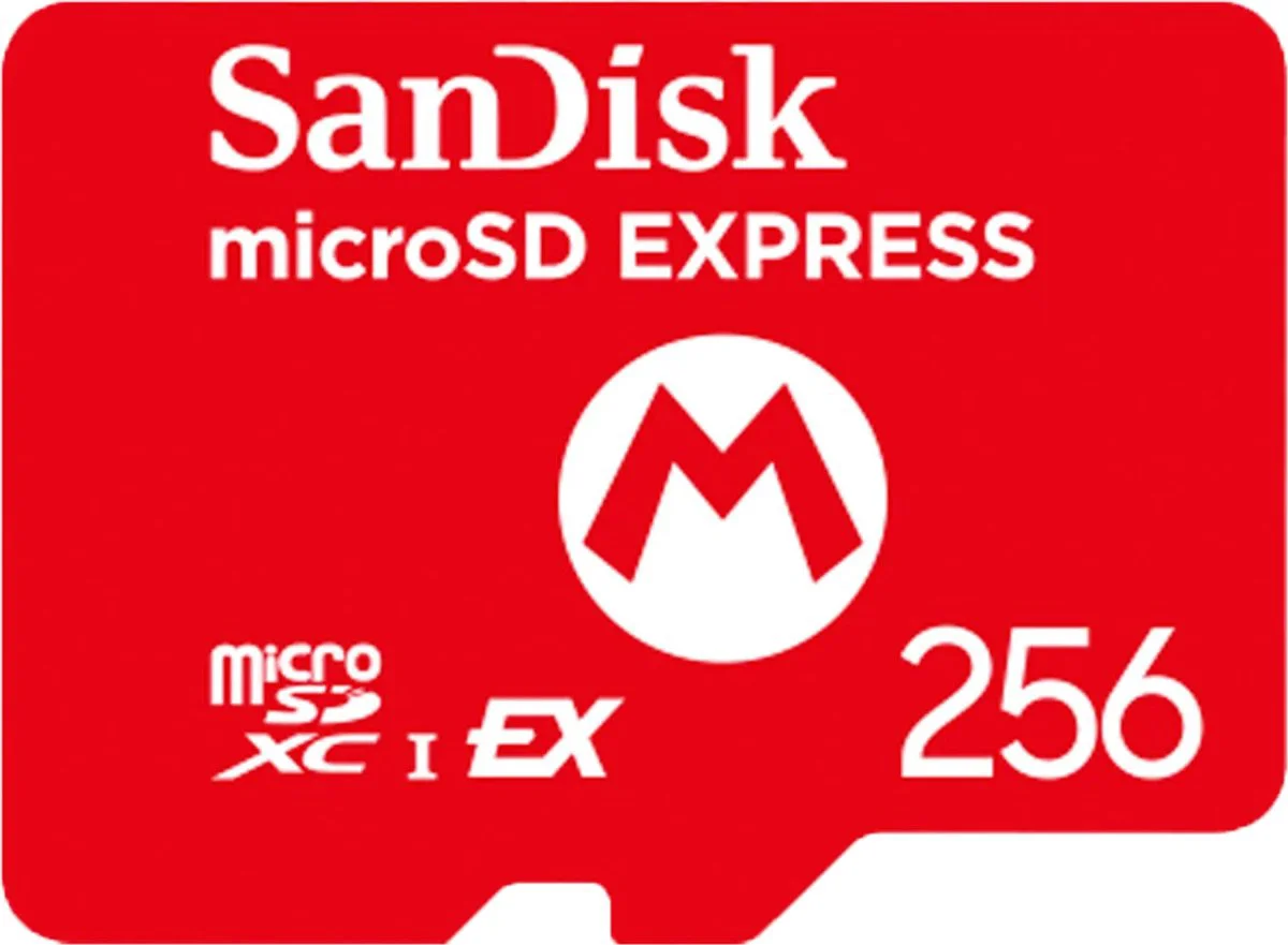 Sandisk MicroSD Express Nintendo Switch 2 256GB