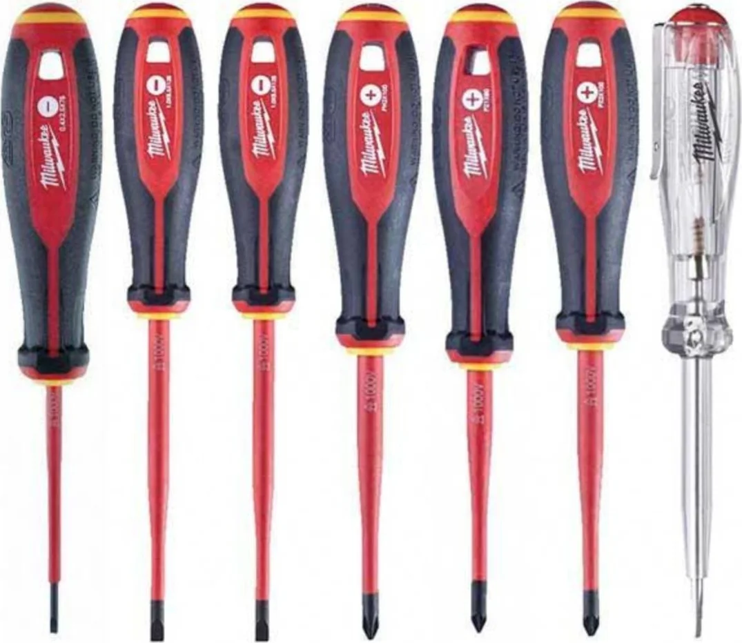 Milwaukee Tri-Lobe VDE Schroevendraaier PZ SET - 7-delig - 4932478738