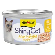 GimCat Kattenvoer Nat ShinyCat Filets in Jelly Tonijn & Kaas 70 gr