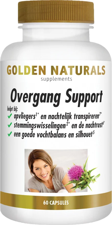 2x Golden Naturals Overgang Support 60 vegacapsules