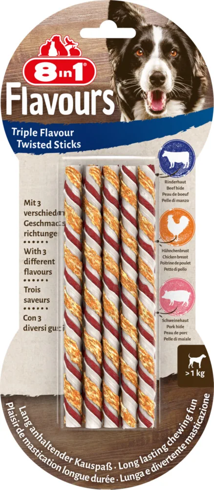 6x 8in1 Triple Flavour Sticks 10 stuks