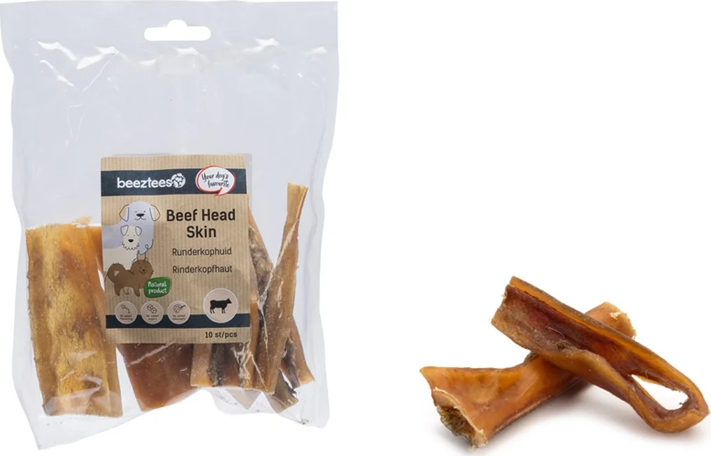 Beeztees Runderkophuid 10 stuks 12 cm