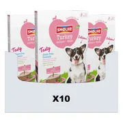 10x Smolke Vers Gestoomd Hondenvoer Nat Turkey 395 gr
