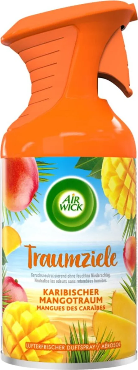 6x Air Wick Pure Luchtverfrisser Caribbean Mango 250 ml