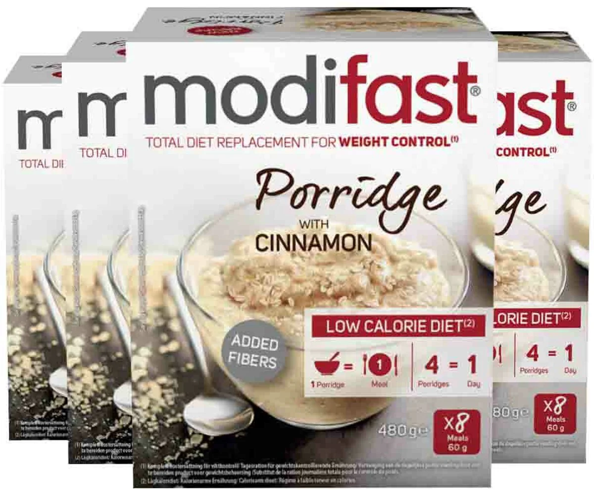 4x Modifast Weight Control Porridge 480 gr