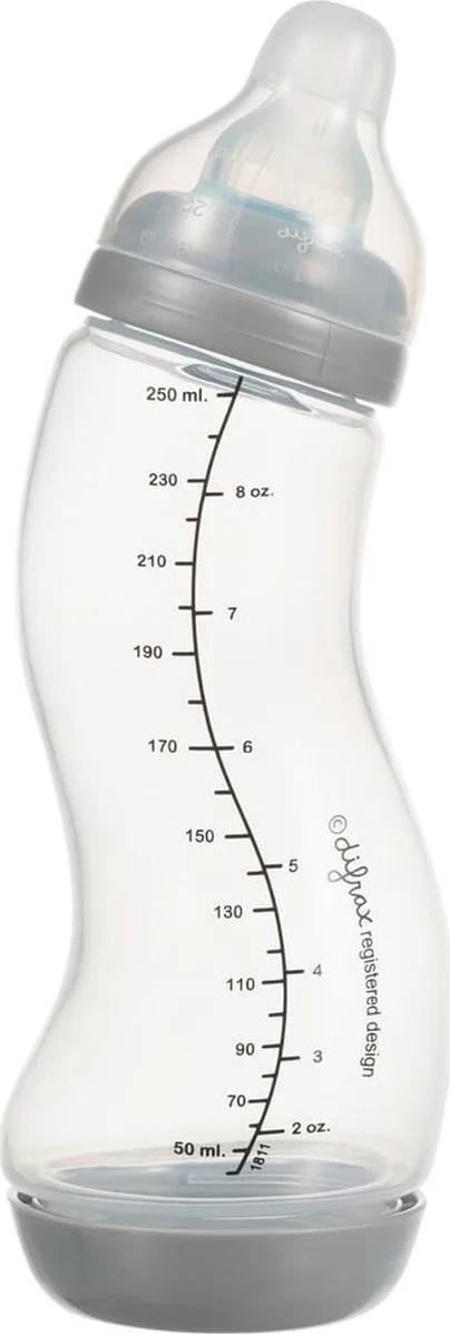 Difrax S-Babyfles Natural 1-2-3 Doseer - Clay