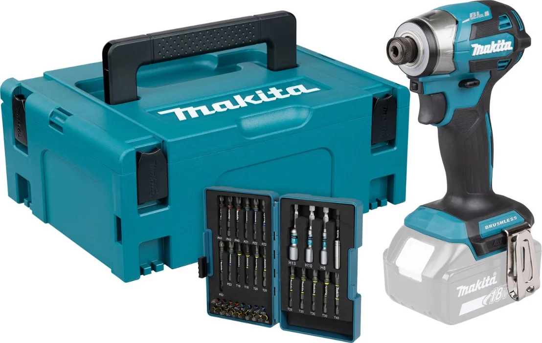 Makita DTD173ZJX2 Accu slagschroevendraaier 180Nm 18V Basic Body in Mbox + Impact Premier bitset