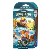 Disney Lorcana Azurite Sea Starter Deck Jim Hawkins & Tigger