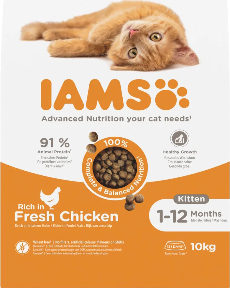 IAMS Kat Kitten/Junior Kip 10 kg