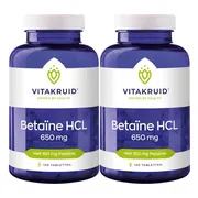 2x Vitakruid Betaïne HCL 650 mg 120 tabletten