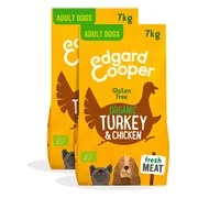 2x Edgard & Cooper Hondenvoer Bio Kalkoen - Bio Kip 7 kg