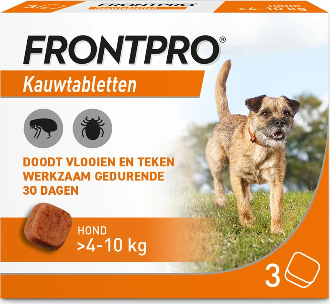 Frontpro Hond M 4-10 kg 3 tabletten