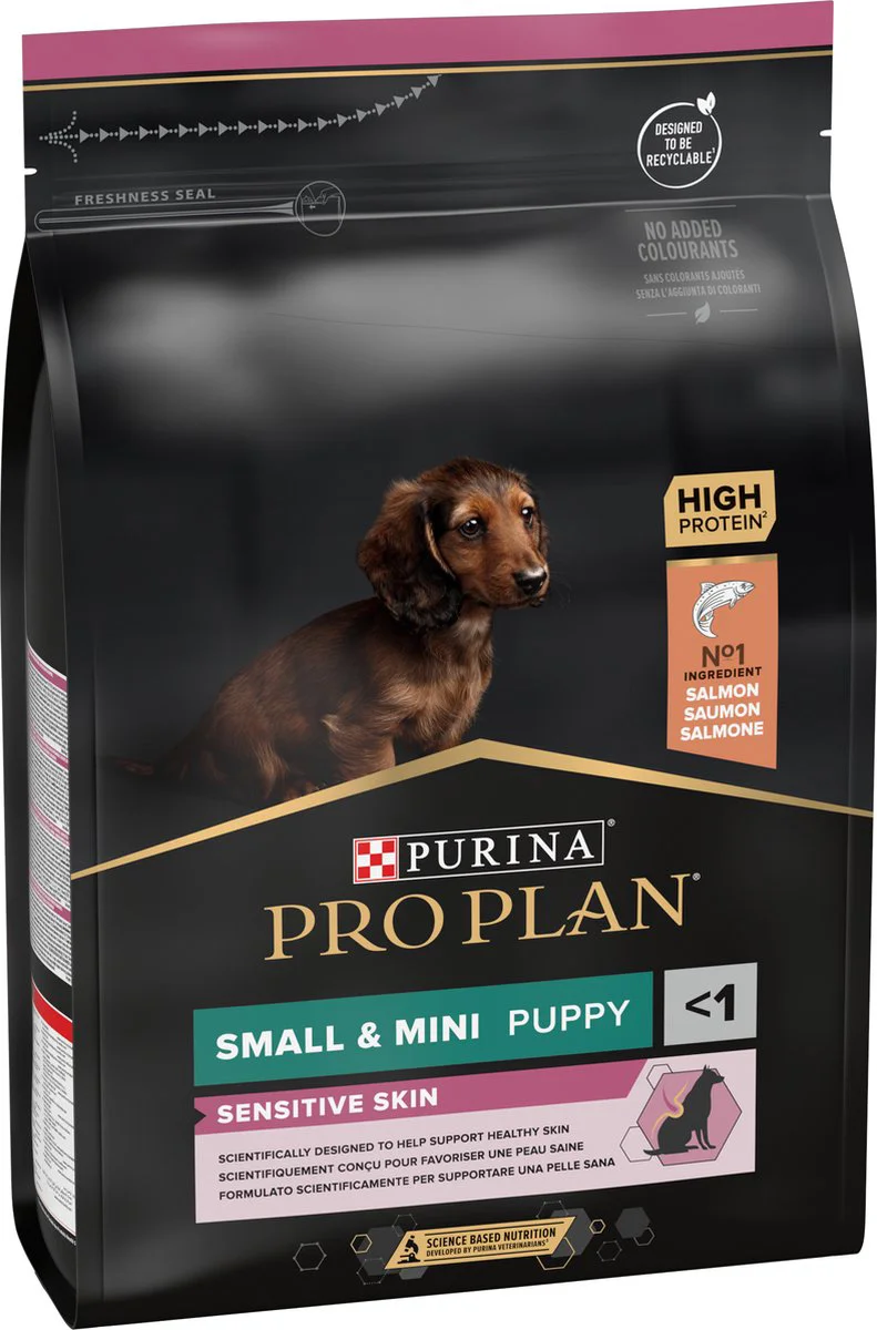Pro Plan Hondenvoer Droog Sensitive Skin Small & Mini Puppy Zalm 3 kg