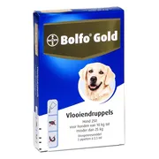 Bolfo Gold Anti Vlooiendruppels Hond 10 - 25 kg 2 pipetten