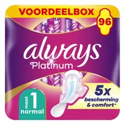 Always Maandverband Platinum Normal Plus 96 stuks