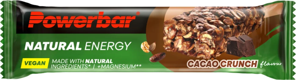3x PowerBar Natural Energy Cereal Reep Cacao Crunch 40 gr