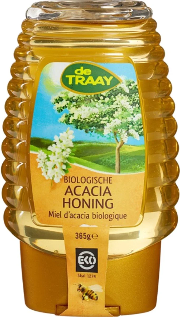 De Traay Acaciahoning EKO Knijpfles 365GR