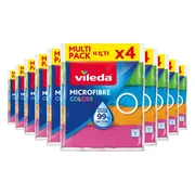 10x Vileda Microvezeldoek Colors 4 stuks