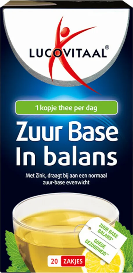10x Lucovitaal Thee Zuur Base 20 stuks