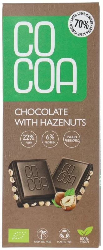 Cocoa Chocolate Hazelnuts Reep 40GR