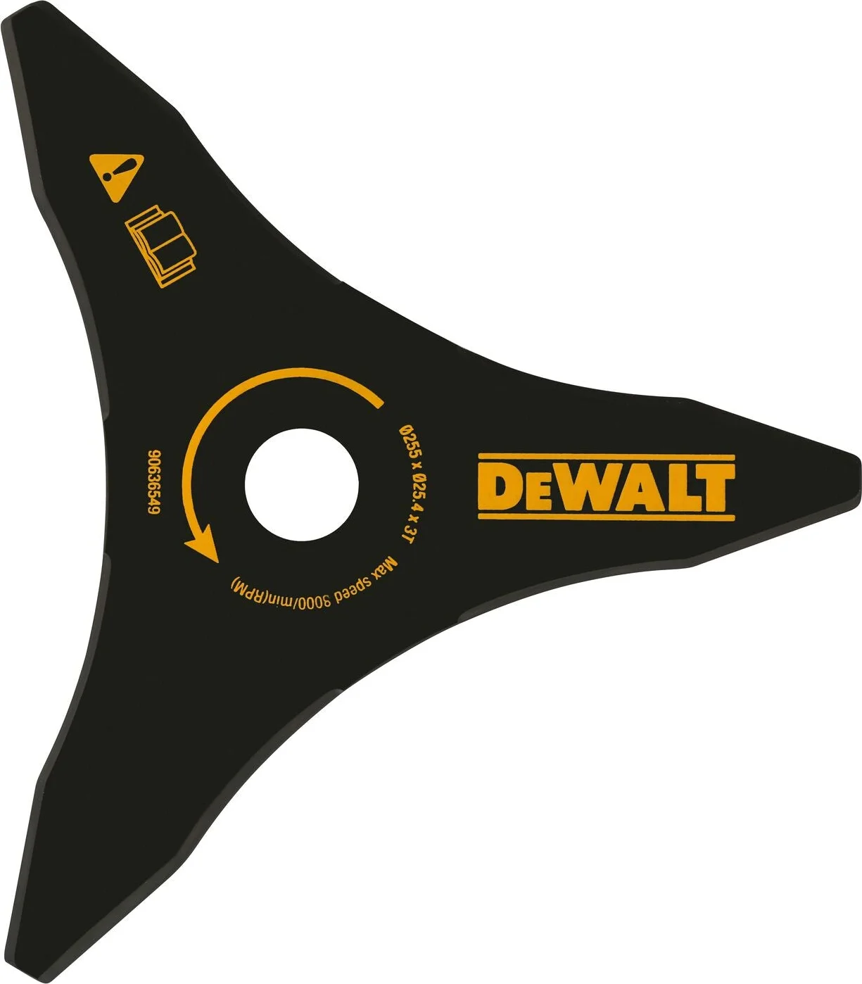 DeWALT DT20653 Grastrimmerblad 3 messen 25cm voor DCM571