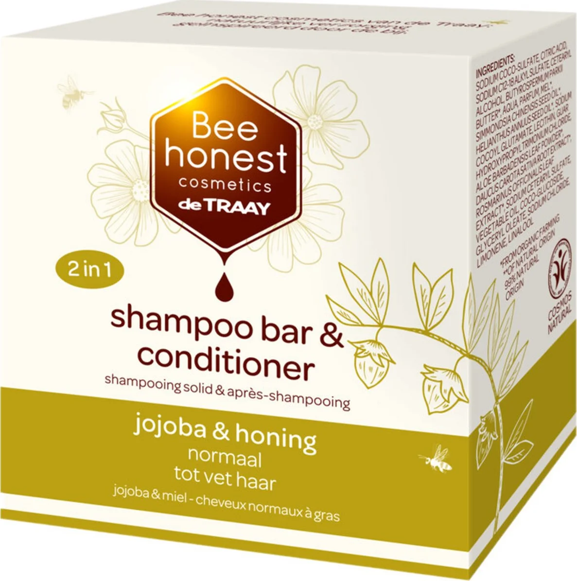 Bee Honest Shampoo Bar & Conditioner - Jojoba & Honing 80GR