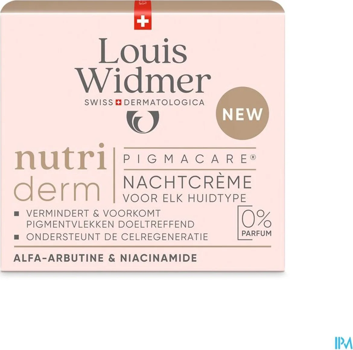 Louis Widmer nutriderm Pigmacare Nachtcrème Zonder Parfum 50 ml