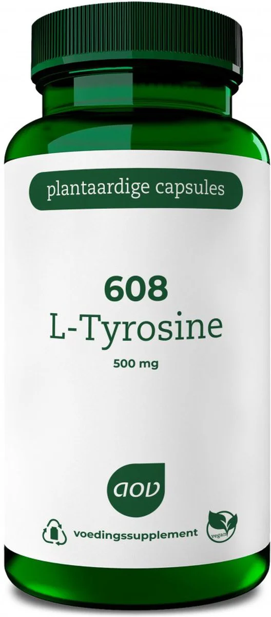 AOV 608 L-Tyrosine 500mg Capsules 60VCP