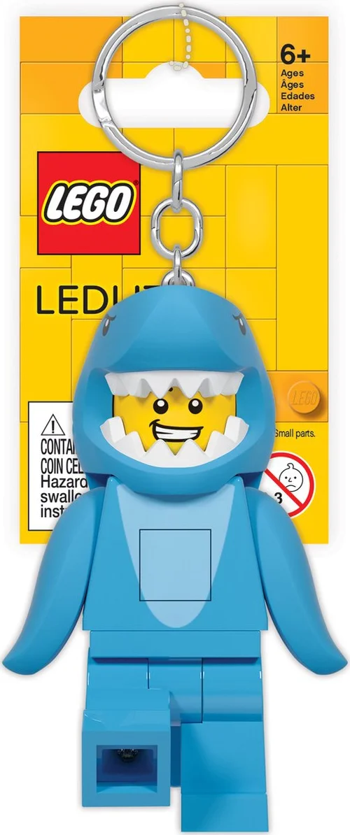 LEGO Man in haaienpak sleutellampje