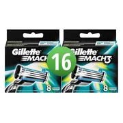 Gillette Mach3-16 stuks-scheermesjes