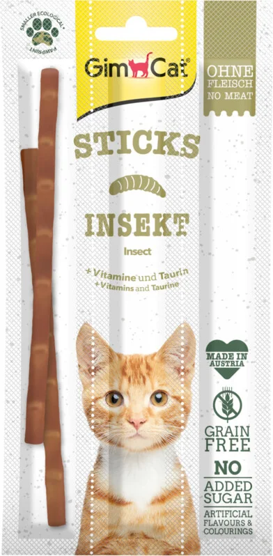 24x GimCat Sticks Insect 3 stuks