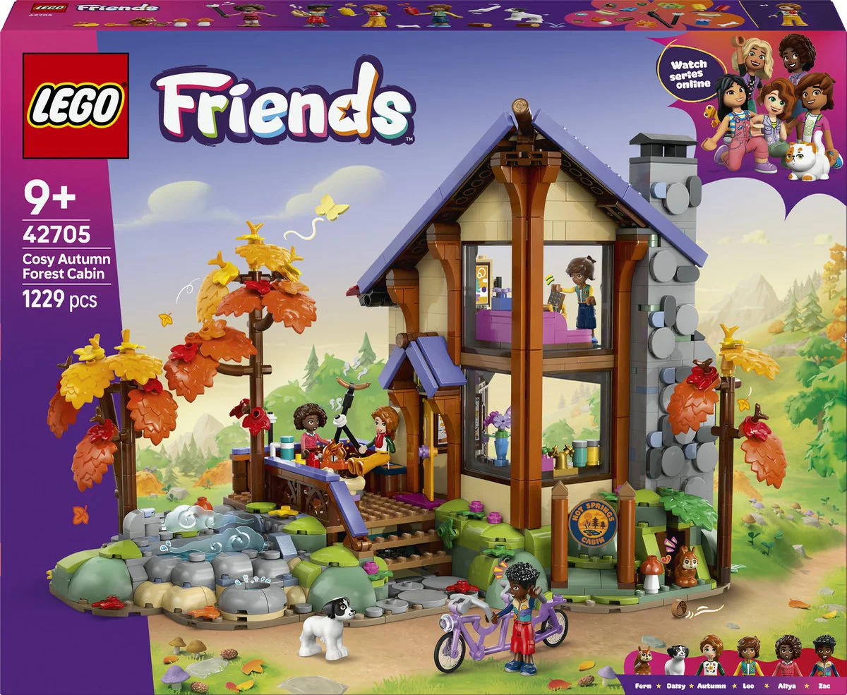 LEGO Friends Gezellige boshut in de herfst 42705