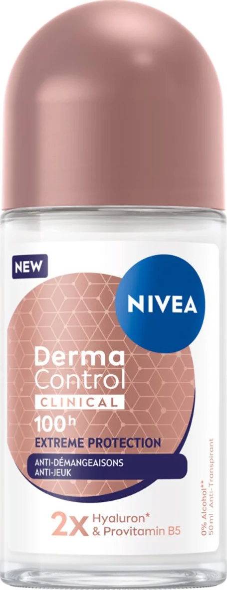 Nivea Derma Control Clinical 100H Ultra Comfort Anti-transpirant Roller 50ML