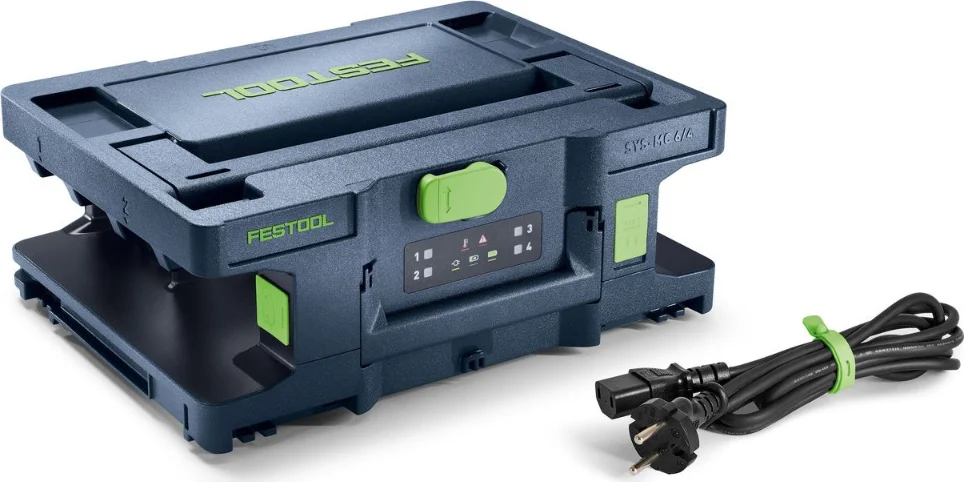 Festool SYS-MC 6/4 Viervaks snellader in systainervorm - 578489