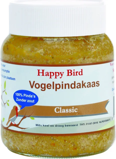 Vogelpindakaas Classic (pot) 360 gr