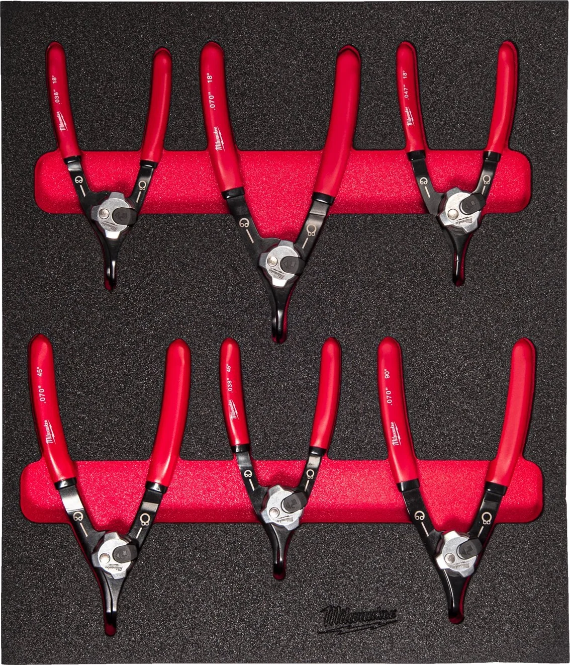 Milwaukee TOOLGUARD™ Foam inlay borgeveertangenset 6-delig - 4932493633