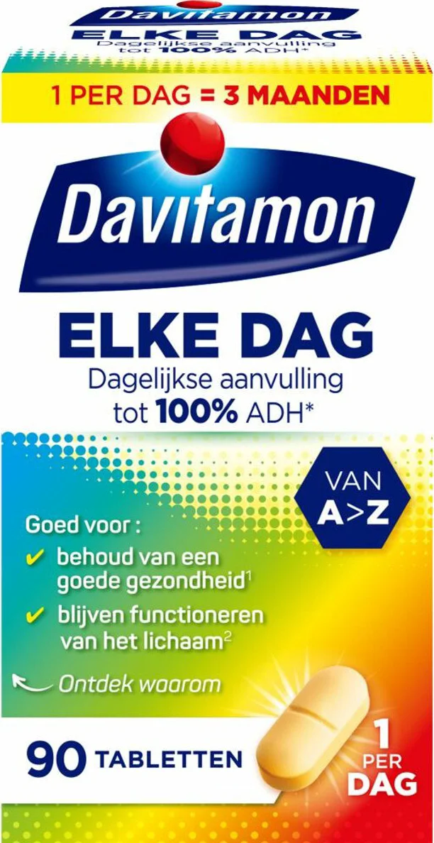 4x Davitamon Elke Dag 90 tabletten