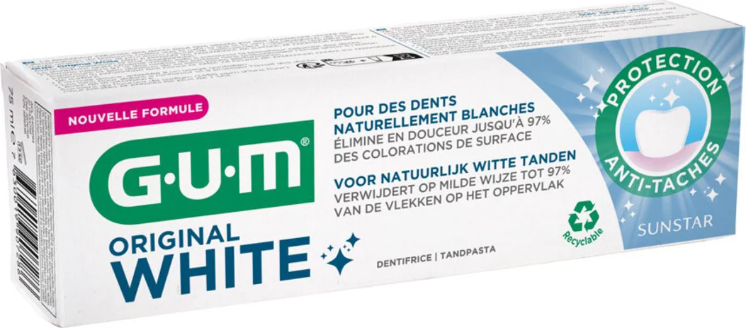 GUM Tandpasta Original White 75 ml