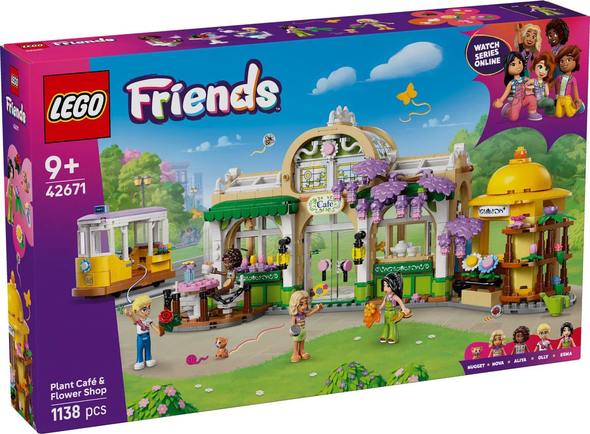 LEGO Friends Plantencafé en Bloemenwinkel 42671