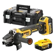DeWALT DCG405P2 Accu haakse slijper 125mm 18V XR 5.0Ah in TSTAK
