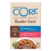 Wellness Core Kattenvoer Tender Cuts Selection 6-pack Tonijn 6 x 85 gr