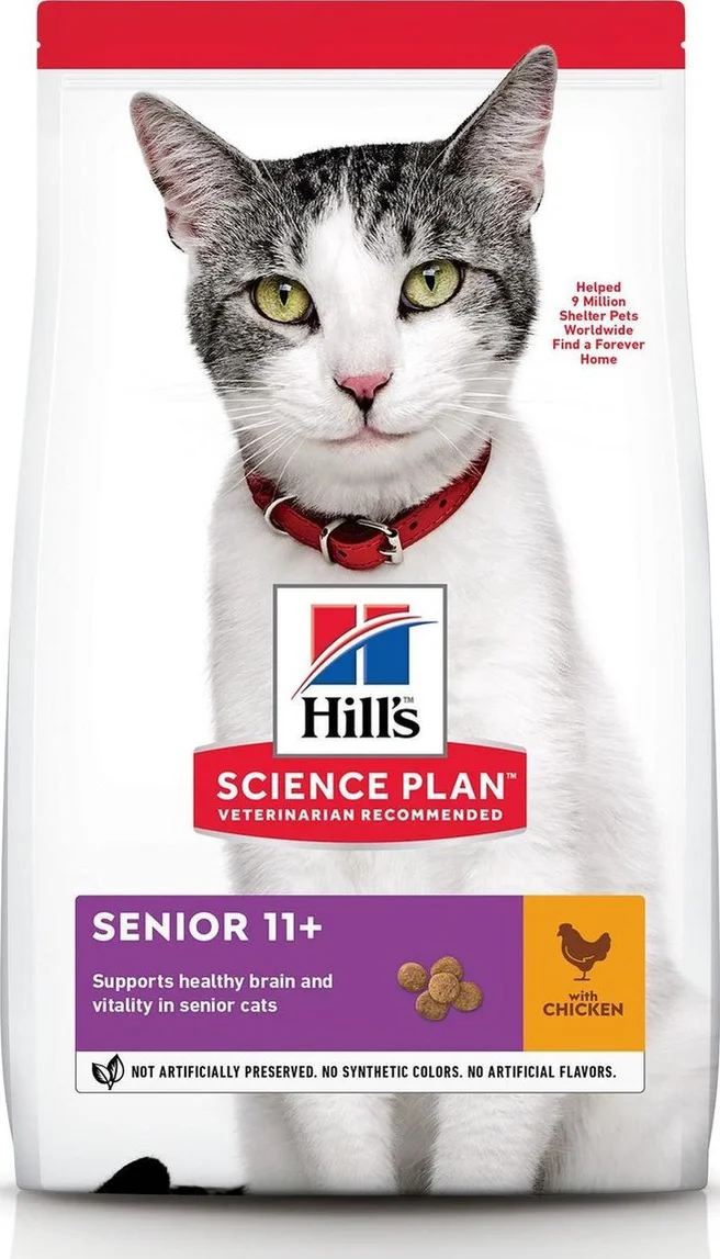 Hill's Science Plan Kattenvoer Senior 11+ Kip 1,5 kg